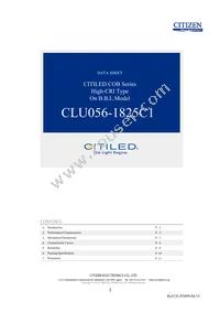 CLU056-1825C1-403H5G3 Datasheet Cover
