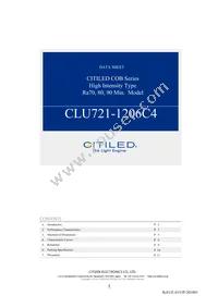 CLU721-1206C4-353H5K2 Datasheet Cover