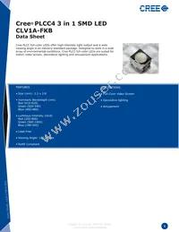 CLV1A-FKB-CHMKPEJBB7A363 Datasheet Cover