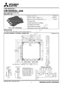 CM1000DXL-24S Datasheet Cover