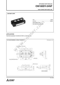 CM100DY-24NF Datasheet Cover