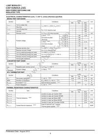 CM100MXA-24S Datasheet Page 4