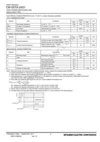CM100TX-24S1 Datasheet Page 3