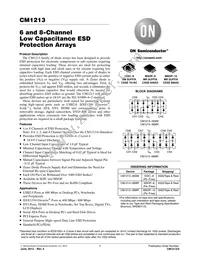 CM1213-06SM Datasheet Cover