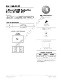 CM1242-33CP Datasheet Cover