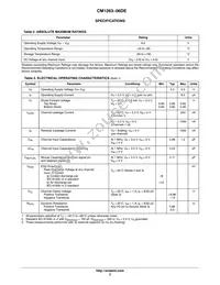 CM1263-06DE Datasheet Page 3