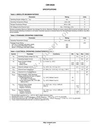 CM1293A-04MR Datasheet Page 3