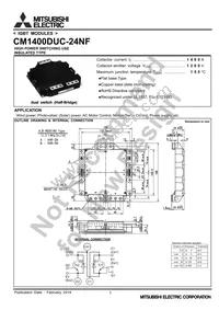 CM1400DUC-24NF Cover