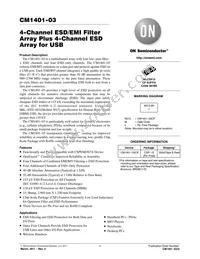 CM1401-03CP Datasheet Cover