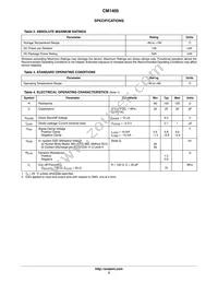 CM1405-03CP Datasheet Page 3