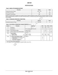 CM1407-04DE Datasheet Page 3