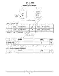 CM1408-04DE Datasheet Page 2