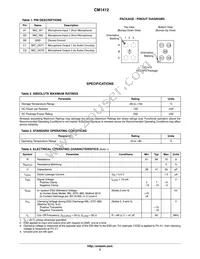 CM1412-03CP Datasheet Page 2