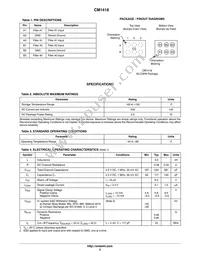 CM1418-02CP Datasheet Page 2