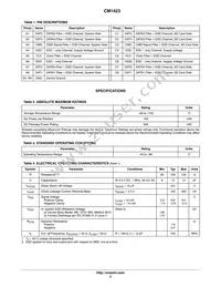 CM1423-03CP Datasheet Page 3