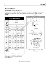 CM1430-06DE Datasheet Page 8