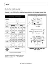 CM1430-06DE Datasheet Page 9