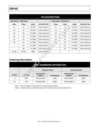 CM1450-06CP Datasheet Page 3