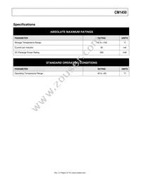 CM1450-06CP Datasheet Page 4