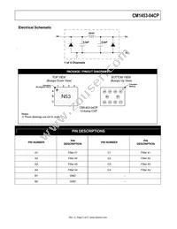 CM1453-04CP Datasheet Page 2