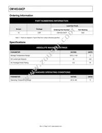 CM1453-04CP Datasheet Page 3