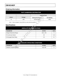 CM1453-06CP Datasheet Page 3