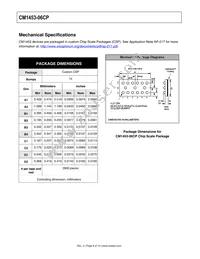 CM1453-06CP Datasheet Page 9