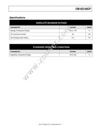 CM1453-08CP Datasheet Page 4