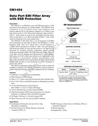 CM1454-08CP Datasheet Cover