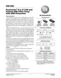 CM1460-08DE Datasheet Cover