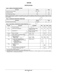 CM1460-08DE Datasheet Page 3