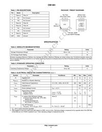 CM1481-02DE Datasheet Page 2