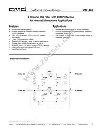 CM1482-02DE Datasheet Cover