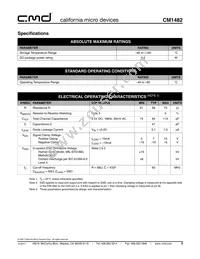 CM1482-02DE Datasheet Page 3