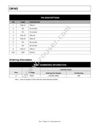 CM1483-02DE Datasheet Page 3