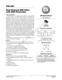 CM1484-02S7 Datasheet Cover