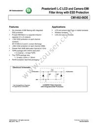 CM1492-06DE Datasheet Cover