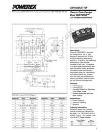 CM150DUS-12F Datasheet Cover