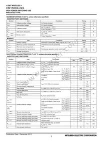 CM150DX-24S Datasheet Page 2