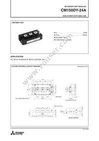 CM150DY-24A Datasheet Cover