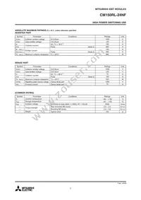 CM150RL-24NF Datasheet Page 2