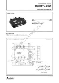 CM150TL-24NF Datasheet Cover