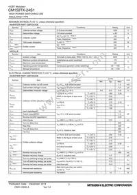 CM150TX-24S1 Datasheet Page 2