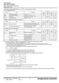 CM150TX-24S1 Datasheet Page 3