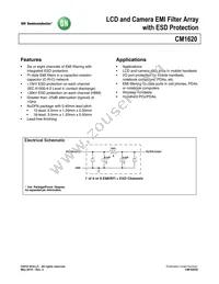 CM1620-06DE Datasheet Cover