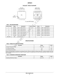 CM1621-06DE Datasheet Page 2