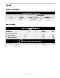 CM1622-08DE Datasheet Page 3