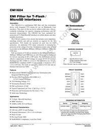 CM1624-08DE Datasheet Cover