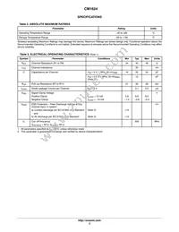 CM1624-08DE Datasheet Page 3