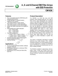 CM1636-08DE Datasheet Cover